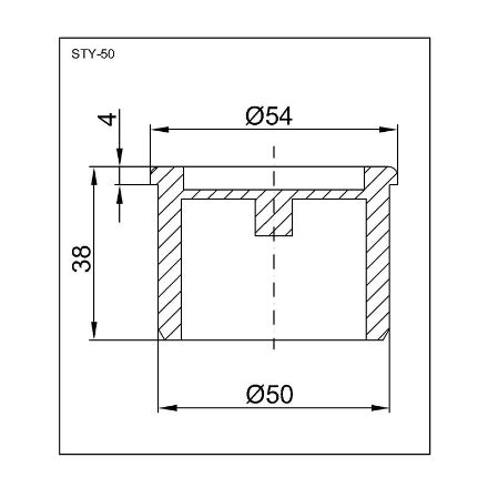 Mutassa a/az Styron műanyag dugó Na50 mm részleteit Kép Styron műanyag dugó Na50 mm