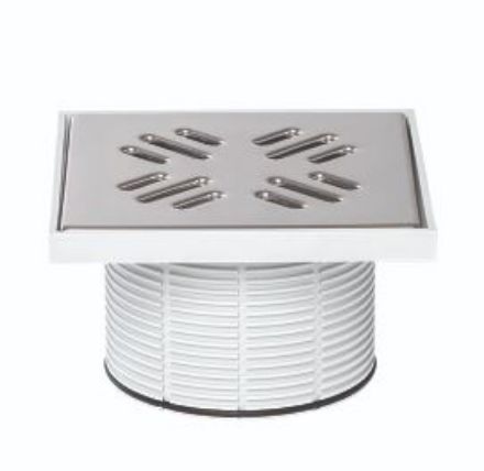 Mutassa a/az Styron magasító, rozsdamentes ráccsal, 150x150 mm részleteit Kép Styron magasító, rozsdamentes ráccsal, 150x150 mm