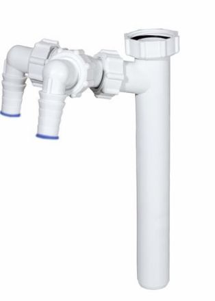 Mutassa a/az Styron NA32 kötőcső, dupla mosógép csatlakozóval részleteit Kép Styron NA32 kötőcső, dupla mosógép csatlakozóval