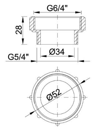 Mutassa a/az Styron 6/4˝-5/4˝ BK szűkítő szifonokhoz részleteit Kép Styron 6/4˝-5/4˝ BK szűkítő szifonokhoz