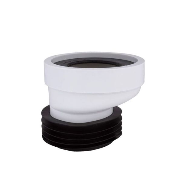 Kép Styron NA100 excenteres WC bekötő idom 20mm eltolással