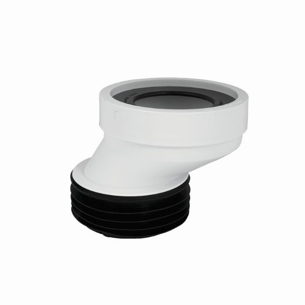 Kép Styron NA100 excenteres WC bekötő idom 40mm eltolással