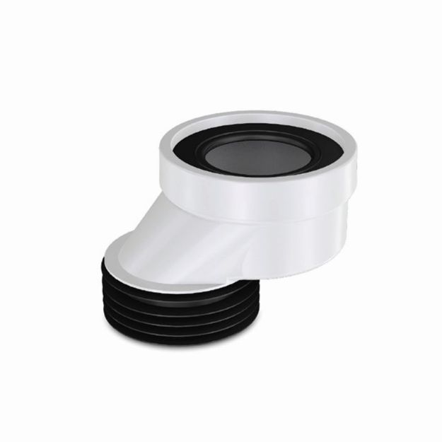 Kép Styron NA100 excenteres WC bekötő idom, 60mm eltolással