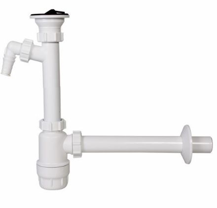 Mutassa a/az Styron 5/4˝ - NA32 műanyag búraszifon leeresztőszeleppel részleteit Kép Styron 5/4˝ - NA32 műanyag búraszifon leeresztőszeleppel