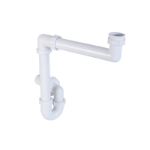 Kép Styron Helytakarékos csőszifon 6/4", leeresztőszelep nélkül, Ø40 mm-es elfolyással
