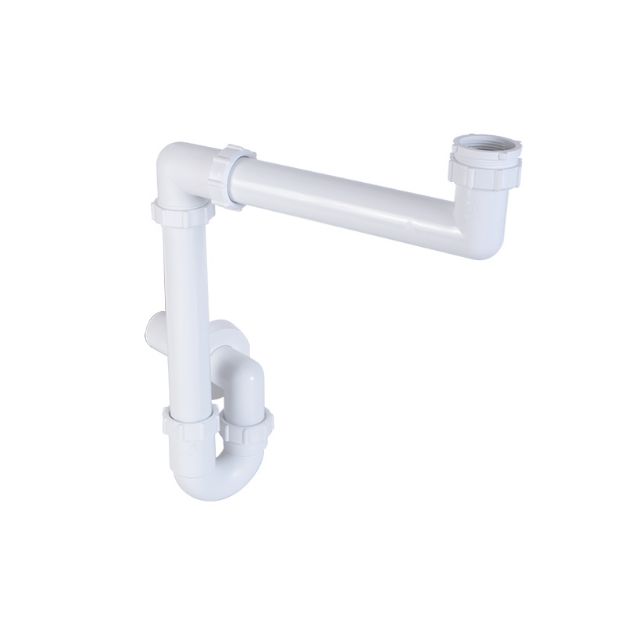 Kép Styron Helytakarékos csőszifon 6/4", leeresztőszelep nélkül, Ø40 mm-es elfolyással