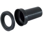 Kép Styron WC bekötő cső egyenes DN90mm, L=205mm, gumi szimeringgel
