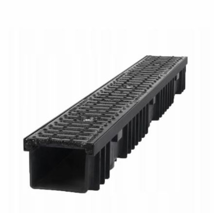 Mutassa a/az Styron Folyóka 1m-es, öntöttvas  fedráccsal részleteit Kép Styron Folyóka 1m-es, öntöttvas  fedráccsal