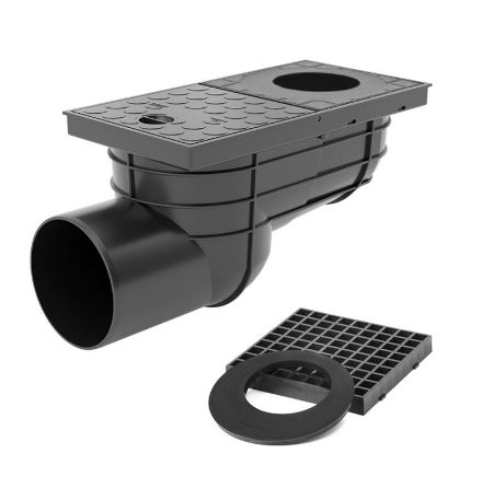 Mutassa a/az Styron Kültéri víznyelő, eresz bekötéssel, 110 mm részleteit Kép Styron Kültéri víznyelő, eresz bekötéssel, 110 mm