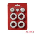 Kép m-tech fúrt dugó szett, jobbos-balos kötéshez( fúrt dugó,légtelenítő radiátor dugó,kulcs) 1"-3/4"