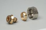 Kép 16x2-G3/4˝ UNI adapter alubetétes csőhöz, nikkelezett (Németh Szerelvénygyártó)