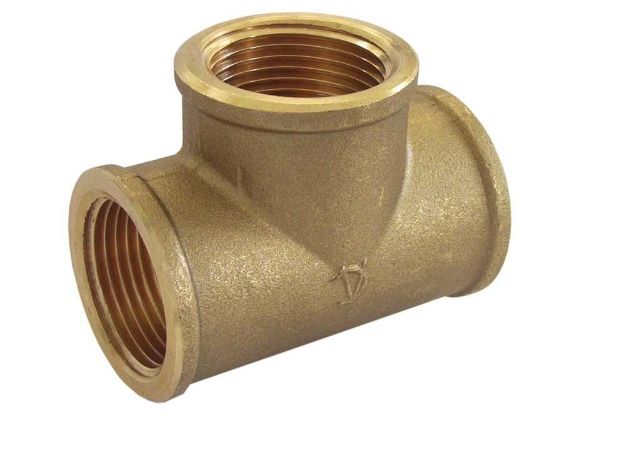 Kép 1/2" sárgaréz T-idom