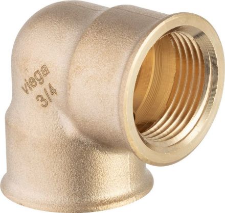 Mutassa a/az  Viega 1/2˝ B-B könyök, vörösöntvény (modellszám: 3090) részleteit Kép  Viega 1/2˝ B-B könyök, vörösöntvény (modellszám: 3090)