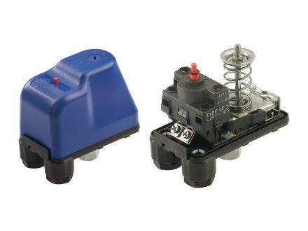 Mutassa a/az LP 3 szárazonfutásvédő nyomáskapcsoló, 0,05...0,4 bar között állítható részleteit Kép LP 3 szárazonfutásvédő nyomáskapcsoló, 0,05...0,4 bar között állítható