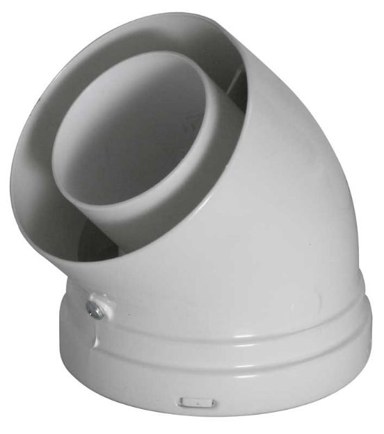 Kép Radiant 45°-os könyök Ø80/125mm PPS/ALU