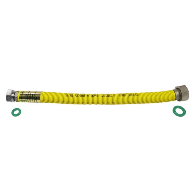 Kép 73 PEPE Rozsdamentes nyújtható gáz flexibilis cső 1/2˝-3/4˝ * 750-1500mm B-B 