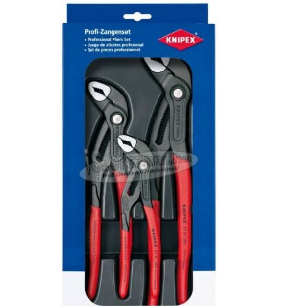 Kép Knipex Cobra vízpumpa-fogó csomag (180-250-300mm)