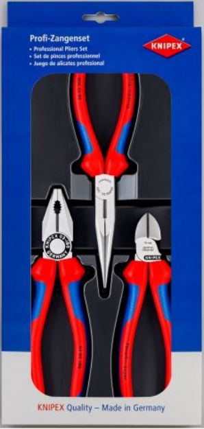Kép Knipex Mechanikai fogó készlet, 3 részes