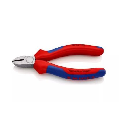 Mutassa a/az Knipex csípőfogó A kúppal, teljes hossz:125mm, vágóképesség:3mm részleteit Kép Knipex csípőfogó A kúppal, teljes hossz:125mm, vágóképesség:3mm
