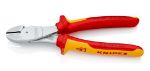 Kép Knipex Erő-kímélő oldalcsípőfogó, szigetelt, 200mm