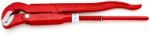 Kép Knipex csőfogó S-pofával, piros porfesték bevonattal, 5/4", 320 mm 8330010