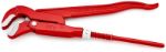 Kép Knipex csőfogó S-pofával, piros porfesték bevonattal, 5/4", 320 mm 8330010