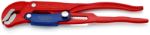 Kép Knipex csőfogó S-pofával, gyorsállítással piros porfesték bevonattal, 5/4", 330 mm 8360010