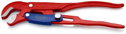Mutassa a/az Knipex csőfogó S-pofával, gyorsállítással piros porfesték bevonattal, 5/4", 330 mm 8360010 részleteit Kép Knipex csőfogó S-pofával, gyorsállítással piros porfesték bevonattal, 5/4", 330 mm 8360010