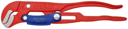 Mutassa a/az Knipex csőfogó S-pofával, gyorsállítással piros porfesték bevonattal, 5/4", 330 mm 8360010 részleteit Kép Knipex csőfogó S-pofával, gyorsállítással piros porfesték bevonattal, 5/4", 330 mm 8360010