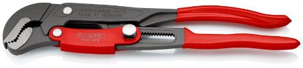 Mutassa a/az Knipex csőfogó S-pofával, gyorsállítással piros / fekete porfesték bevonattal, 5/4", 330 mm 8361010 részleteit Kép Knipex csőfogó S-pofával, gyorsállítással piros / fekete porfesték bevonattal, 5/4", 330 mm 8361010