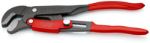 Kép Knipex csőfogó S-pofával, gyorsállítással piros / fekete porfesték bevonattal, 5/4", 330 mm 8361010