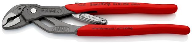 Kép Knipex SmartGrip vízpumpa-fogó, automata állítással, 250 mm, 5/4" 8501250