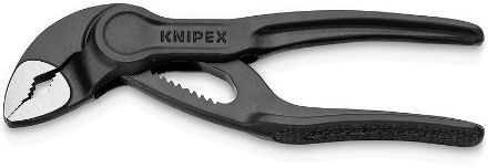 Mutassa a/az Knipex Cobra XS MINI vízpumpa-fogó 1" 100 mm,  8700100 részleteit Kép Knipex Cobra XS MINI vízpumpa-fogó 1" 100 mm,  8700100