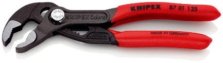 Mutassa a/az Knipex Cobra vízpumpa-fogó 125 mm, 1" 8701125 részleteit Kép Knipex Cobra vízpumpa-fogó 125 mm, 1" 8701125