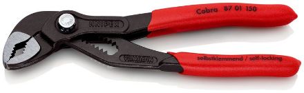 Mutassa a/az Knipex Cobra vízpumpa-fogó 150 mm 8701150 részleteit Kép Knipex Cobra vízpumpa-fogó 150 mm 8701150