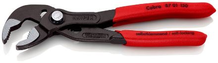 Mutassa a/az Knipex Cobra vízpumpa-fogó 150 mm 8701150 részleteit Kép Knipex Cobra vízpumpa-fogó 150 mm 8701150