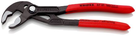 Mutassa a/az Knipex Cobra vízpumpa-fogó 180 mm,  8701180 részleteit Kép Knipex Cobra vízpumpa-fogó 180 mm,  8701180