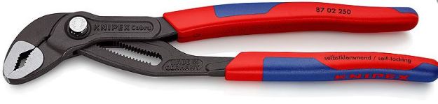 Kép Knipex Cobra vízpumpa-fogó 250 mm (kétkomponensű bevonatos nyéllel) 8702250