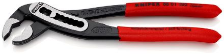 Mutassa a/az Knipex Alligator vízpumpa-fogó 180 mm, 6/4" 8801180 részleteit Kép Knipex Alligator vízpumpa-fogó 180 mm, 6/4" 8801180