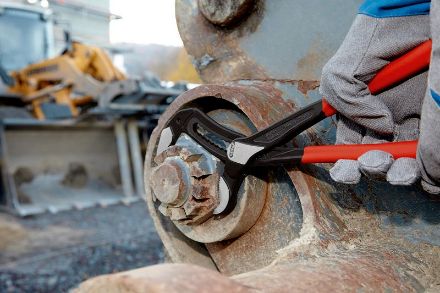 Mutassa a/az Knipex Alligator XL vízpumpa-fogó 400 mm, 8801400 részleteit Kép Knipex Alligator XL vízpumpa-fogó 400 mm, 8801400