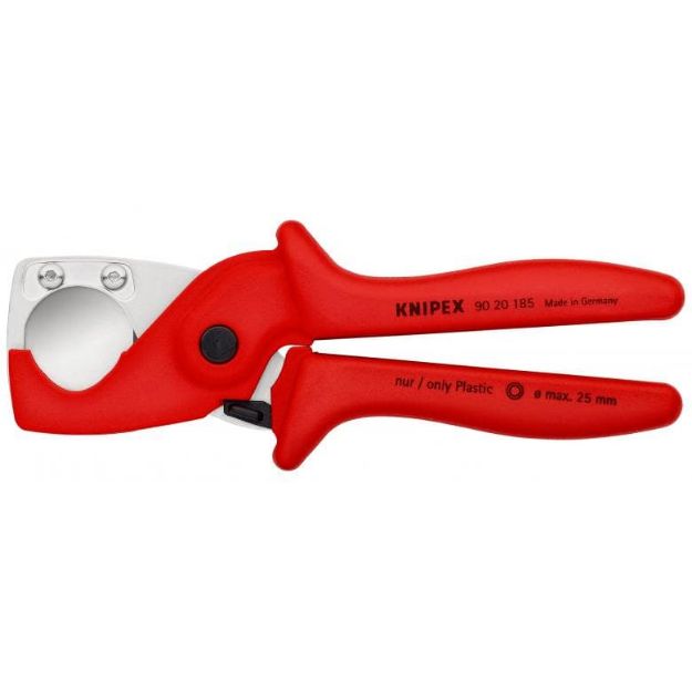 Kép Knipex műanyagcső vágó olló 185mm D25