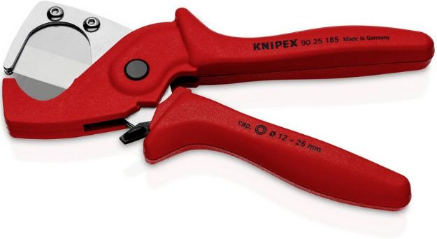 Kép Knipex műanyagcső vágó olló 185mm D25