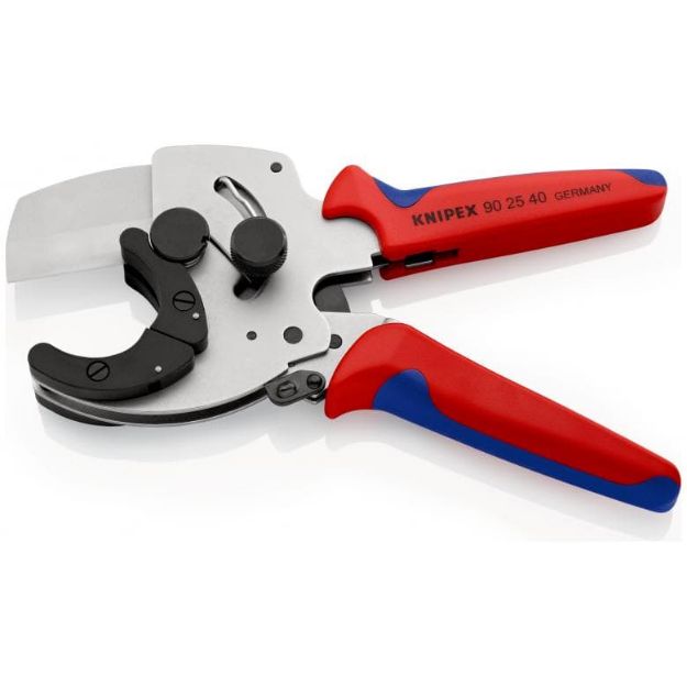 Kép Knipex műanyagcső vágó olló műanyag- és kombinált O 26,0 - 40,0 mm-es csövekhez 210mm