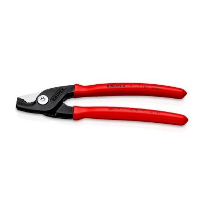 Mutassa a/az Knipex StepCut csípőfogó, teljes hossz:160mm, vágóképesség:15mm részleteit Kép Knipex StepCut csípőfogó, teljes hossz:160mm, vágóképesség:15mm