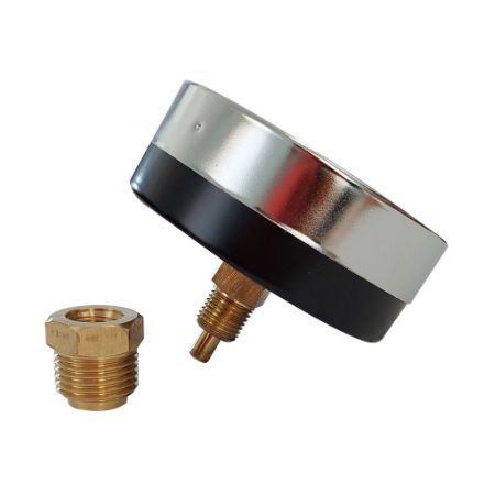 Mutassa a/az KEDE 0-6 bar / 0-120°C, 1/2˝ hátsó csatlakozású thermo-manométer, D80mm részleteit Kép KEDE 0-6 bar / 0-120°C, 1/2˝ hátsó csatlakozású thermo-manométer, D80mm