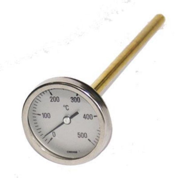 Kép Cewal D63mm, 0-500°C, hőmérő P30cm szárral