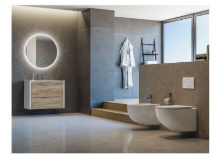 Mutassa a/az Manacor perem nélküli fali WC + Ultra slim soft close WC ülőke (28-1-117320002) részleteit Kép Manacor perem nélküli fali WC + Ultra slim soft close WC ülőke (28-1-117320002)