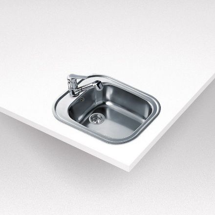 Mutassa a/az Teka mosogató STYLO 1B MTX 1 medencés mikrotextúrás beépíthető, szifonnal 10107041 részleteit Kép Teka mosogató STYLO 1B MTX 1 medencés mikrotextúrás beépíthető, szifonnal 10107041