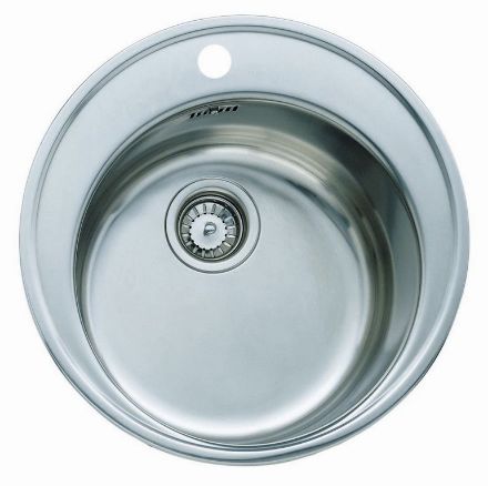 Mutassa a/az Teka mosogató Centroval 45 kerek 510mm 30000007 részleteit Kép Teka mosogató Centroval 45 kerek 510mm 30000007