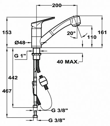 Mutassa a/az Teka MT Plus 978 mosogató csaptelep, álló, kihúható zuhanyfejjel, homokbézs (46.978.02.0S) részleteit Kép Teka MT Plus 978 mosogató csaptelep, álló, kihúható zuhanyfejjel, homokbézs (46.978.02.0S)